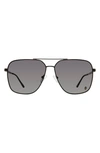 KURT GEIGER 61MM GRADIENT NAVIGATOR SUNGLASSES