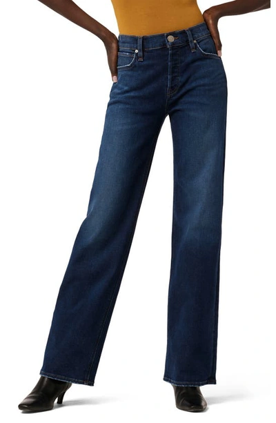 Hudson Jeans Rosie High-rise Wide Leg Jeans In Blue