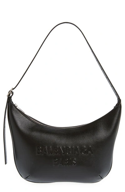 Balenciaga Mary-kate Leather Sling Bag In Black