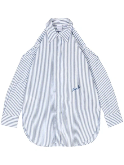 Pinko Striped Shirt In White