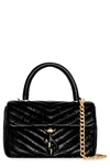 Rebecca Minkoff Edie Crinkle Quilted Top-handle Bag In Black