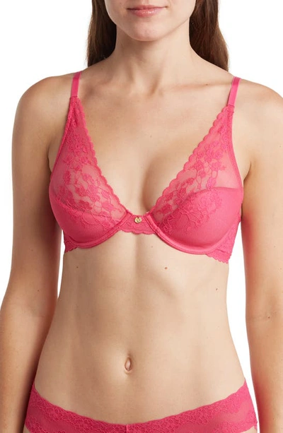 Natori Cherry Blossom Convertible Underwire Bra In Pink
