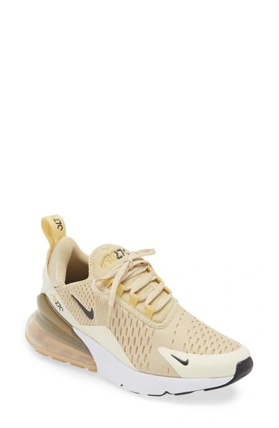 Nike Air Max 270 Trainer In Gold/ Black/ Gold