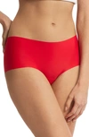 Hanky Panky Women's Breathe High-rise Thong Underwear 6j1921b In Sleigh Queen Red