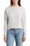 RENEE C RENEE C BRUSHED KNIT BOAT NECK TOP