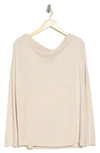 RENEE C RENEE C BRUSHED KNIT LONG SLEEVE TOP