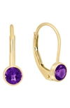 Effy Amethyst Drop Earrings In Purple