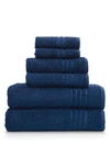Ella Jayne Home Ella Jayne Face-hand-body 6-piece Towel Set In Navy