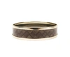 BOTTEGA VENETA BOTTEGA VENETA WOMEN'S LIGHT BROWN STEEL ENAMEL METAL WOVEN BRACELET (SMALL)