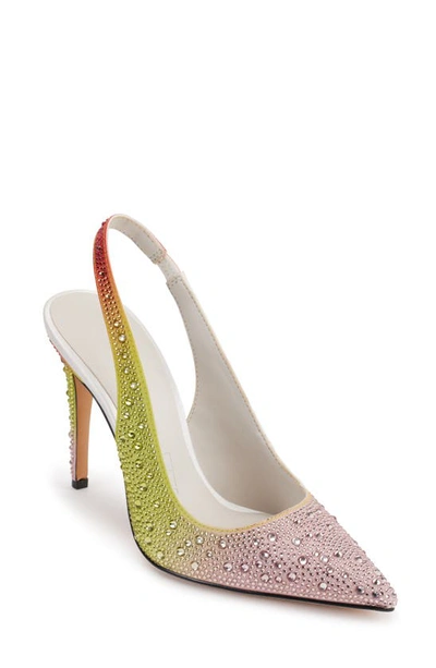 Karl Lagerfeld Women's Slip-on Pointed-toe Slingback Pumps Women's Shoes In Multi