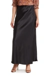 RENEE C RENEE C SATIN A-LINE SKIRT