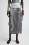 ELLISS DANCING ORGANIC COTTON VOILE WRAP ANKLE SKIRT