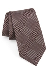 TOM FORD GEOMETRIC GRID SILK TIE