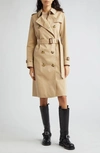 BURBERRY KENSINGTON DOUBLE BREASTED TRENCH COAT