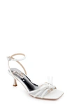 Badgley Mischka Collection Loyalty Ankle Strap Sandal In Soft White