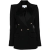Casablanca Double-breasted Tuxedo Jacket In Black