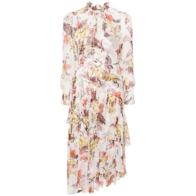 Zimmermann Floral Printed Tied In White
