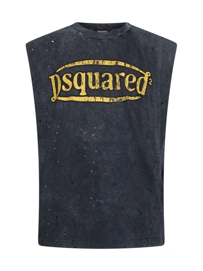Dsquared2 T-shirt In Charcoal