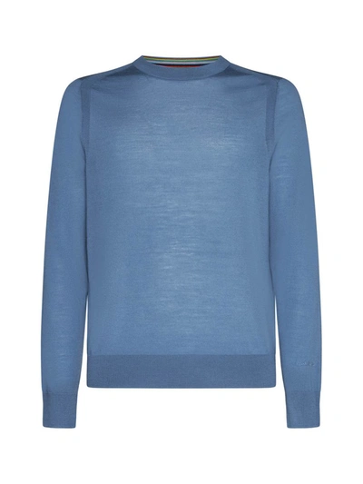 Paul Smith Sweater In Ptblu