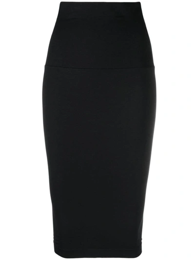 Wolford Enrica Pencil Midi Skirt In Black