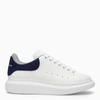 ALEXANDER MCQUEEN WHITE AND BLUE NAVY OVERSIZED SNEAKERS