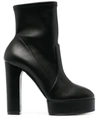 Casadei Betty Boots In Black