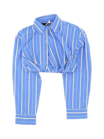 Jacquemus Shirts In Blue Stripes