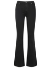 7 FOR ALL MANKIND 7 FOR ALL MANKIND 'ALI' BLACK COTTON BLEND PANTS