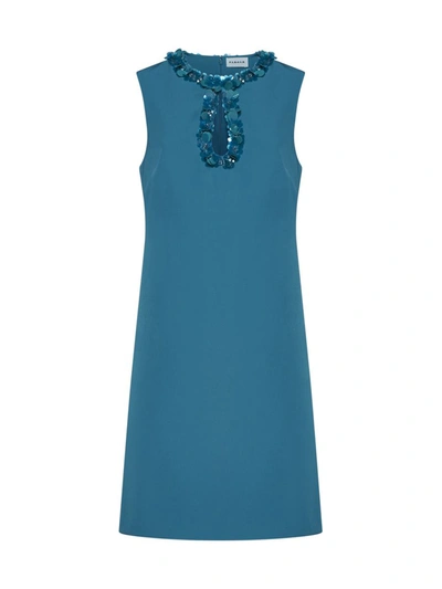 P.a.r.o.s.h Dress In Turquoise