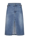 Stella Mccartney Skirt In Mid Vintage Blue