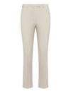 S Max Mara Cotton And Viscose Trousers Fatina In Nude & Neutrals