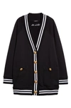 BALMAIN SIGNATURE COTTON CARDIGAN