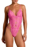 IN BLOOM BY JONQUIL LOVE STORY STRAPPY LACE TEDDY