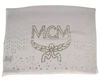 MCM MCM WOMEN'S GREY DAWN CASHMERE WITH SWAROVSKI CRYSTAL LOGO SCARF