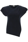 Isabel Marant Sebani Organic Cotton T Shirt In Black