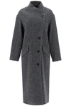 Isabel Marant Étoile Sabine Single-breast Wool Coat In Mixed Colours