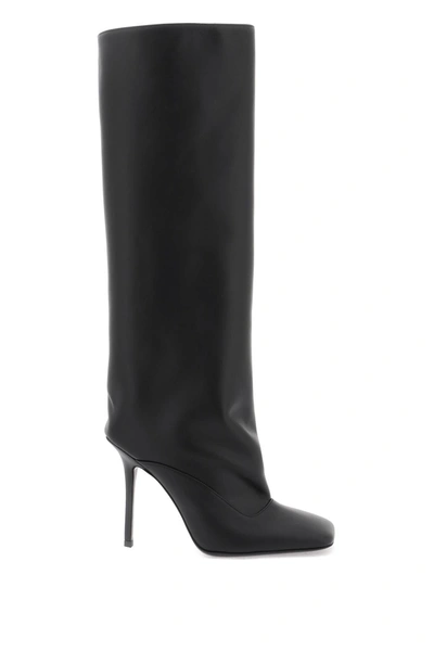 Attico Sienna Tube Boots In Black