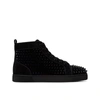 Christian Louboutin Black Louis Orlato Sneakers In Black