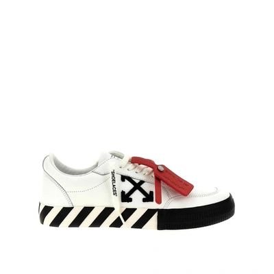 Off-white Men's Low Vulcanized Canvas Low-top Sneakers In White