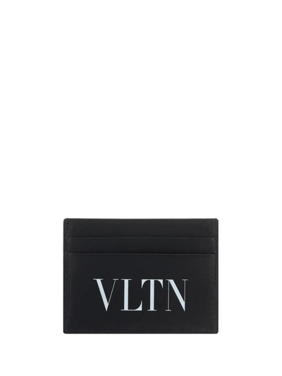 Valentino Garavani Vltn Card Holder In Black