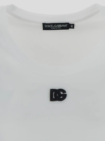 Dolce & Gabbana Dolce&gabbana T-shirt In Biancoottico