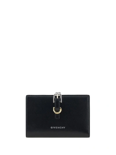 Givenchy Voyou Bifold Wallet In Tumbled Leather In Multicolor