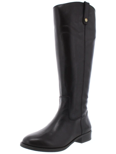 Inc Fawne Womens Leather Knee-high Riding Boots In Gold