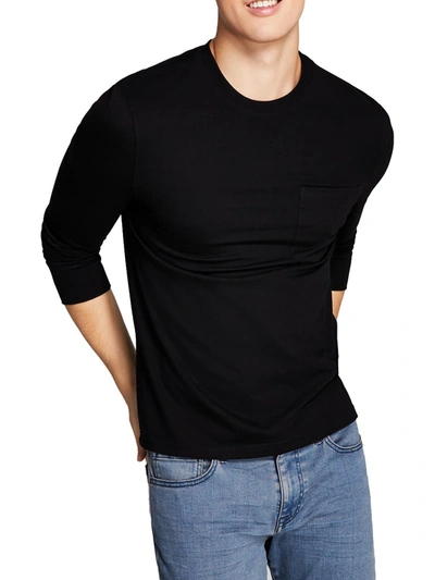 And Now This Mens Crewneck Long Sleeve T-shirt In Black