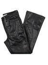 GOOD AMERICAN WOMENS FAUX LEATHER CROP BOOTCUT PANTS