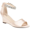 Journee Collection Collection Women's Connor Wedge Sandals In Beige