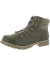 Cliffs By White Mountain Pathfield Knit Collar Lace-up Boot In Green