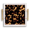 Tart By Taylor Tortoise Print Large Tray In Black