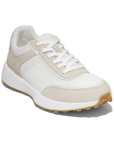 Cole Haan Gp Wellsley Runner Leather-trim Sneaker In White