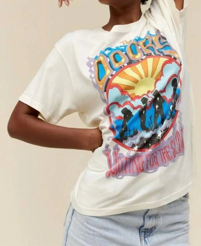 Daydreamer The Doors Waiting For The Sun Graphic Tee In White